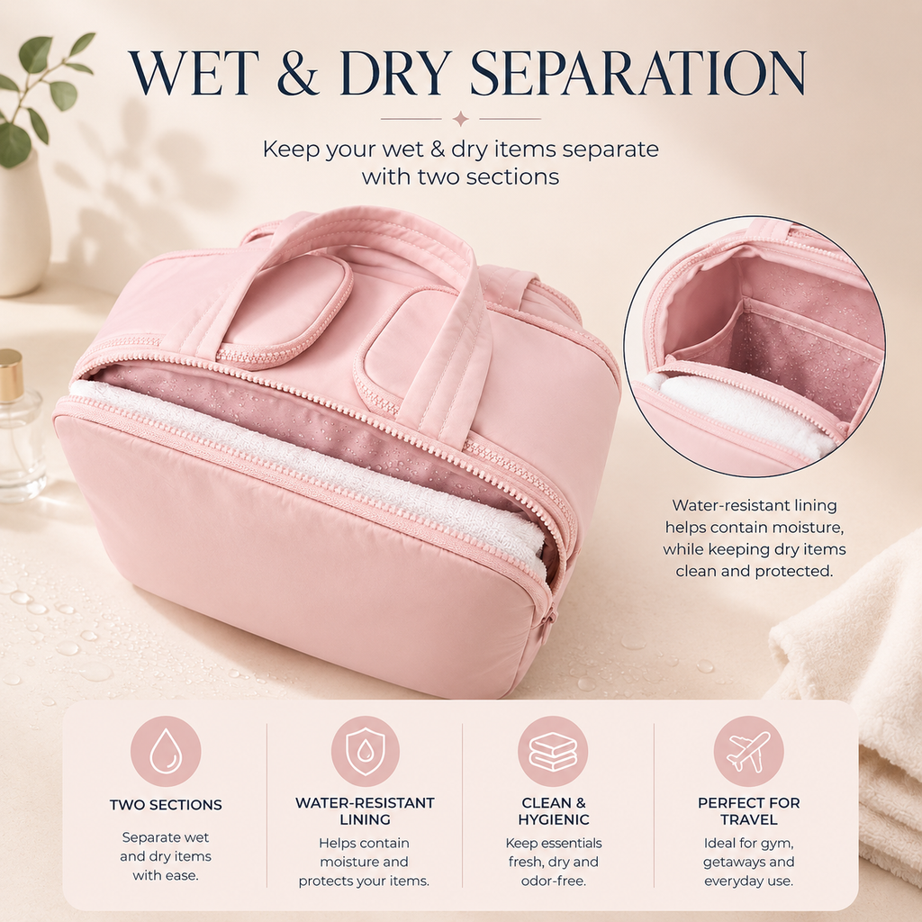 North Haven™ 4-in-1 Travel Vanity Bag