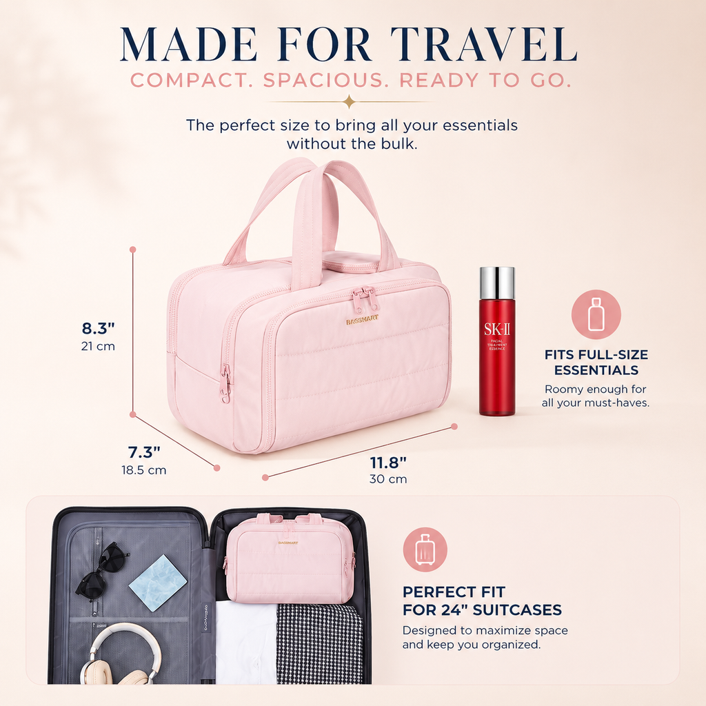 North Haven™ 4-in-1 Travel Vanity Bag